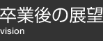 卒業後の展望